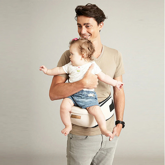 Waist Pouch Baby Carrier With Lumbar Support