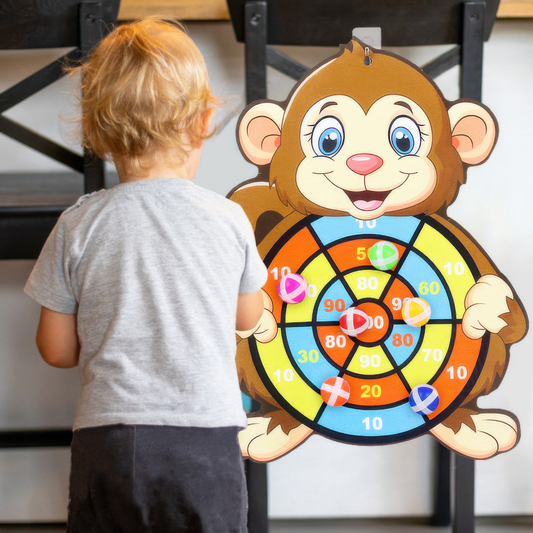 Velcro Ball Dartboard Toy For Kids