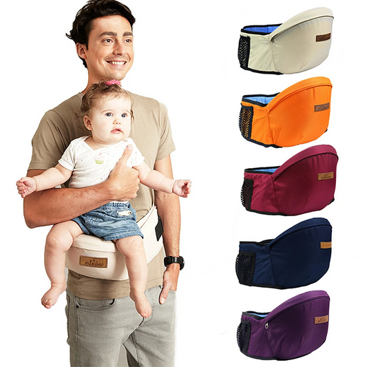 Waist Pouch Baby Carrier With Lumbar Support